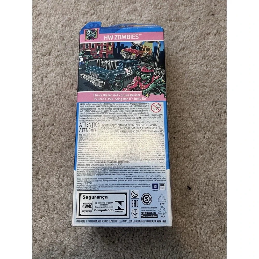Hot Wheels HW Zombies 1:64 5CT Car Pack - Picture 2 of 2
